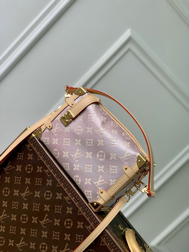 Louis Vuitton M22842 Side Trunk Metallic in Coated Canvas MM Monogram