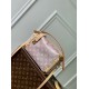 Louis Vuitton M22842 Side Trunk Metallic in Coated Canvas MM Monogram