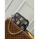  Louis Vuitton M46596 Women's Shoulder Bag Pochette Métis East West  Monogram Empreinte Reather Leather 