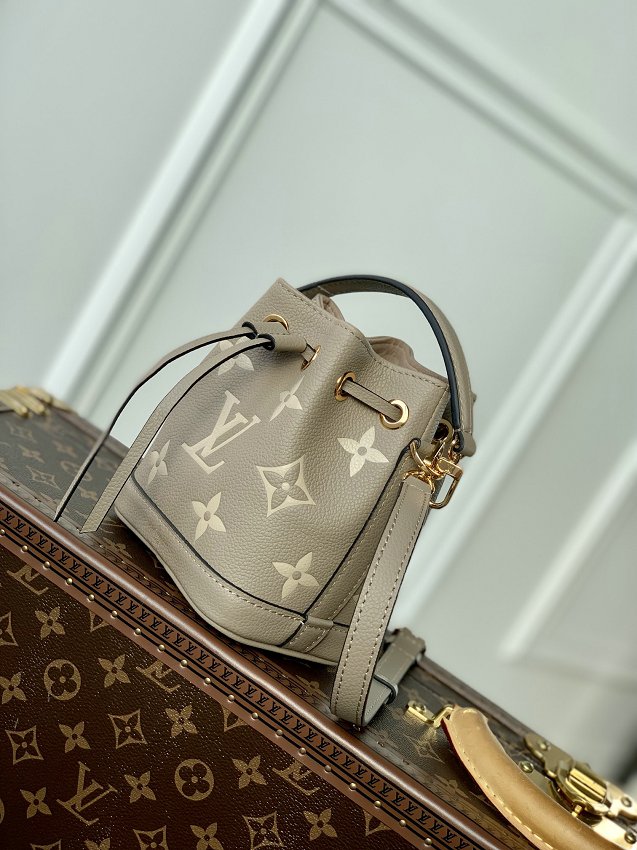 Louis Vuitton M46291 preinte Monogram Giant Nano Noe Tourterelle Creme