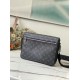 Louis Vuitton M30746  Flap Messenger Monogram Black 