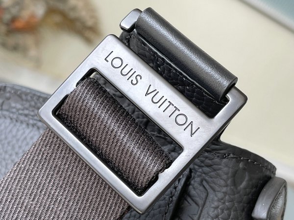 Louis Vuitton M58487 S Lock Sling Bag Monogram Taurillon In Black