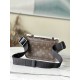 Louis Vuitton M45864 Waist bag  S-lock slingback Monogram Macassar Canvas Bag