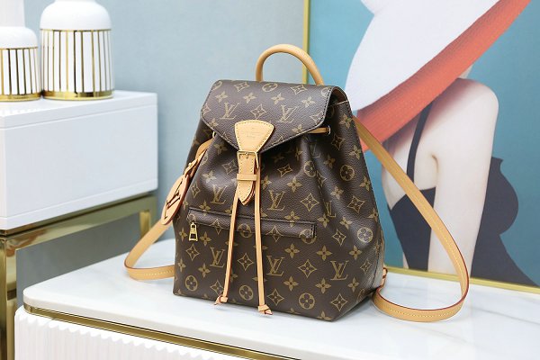 Louis Vuitton M45501 Montsouris PM Backpack Brown