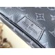 Louis Vuitton Monogram Eclipse Discovery Bum Bag Black .