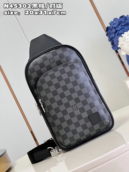 Louis Vuitton N45302 Avenue Slingbag Damier Graphite Canvas 