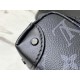 Louis Vuitton M45727 Black Trunk Messenger Monogram Eclipse Bag