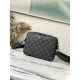 Louis Vuitton M45585  Monogram Eclipse Steamer Messenger Bag