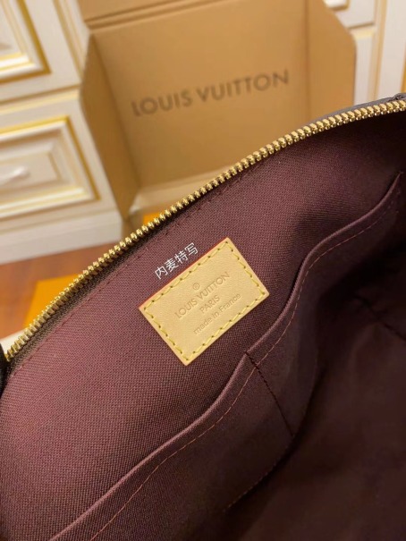 Louis Vuitton M48813 Turenne Satchel PM Brown Canvas Handbag