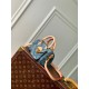 Louis Vuitton M82950 Nano Speedy Monogram Denim Blue