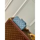 Louis Vuitton M82950 Nano Speedy Monogram Denim Blue