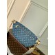 Louis Vuitton M46837 High Rise Monogram Denim Waist Bag On Sale Outlet 