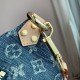 Louis Vuitton M46837 High Rise Monogram Denim Waist Bag On Sale Outlet 