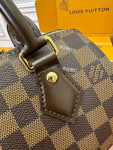 Louis Vuitton N40489 Speedy Bandoulière 20 Damier Ebene Canvas Handbags