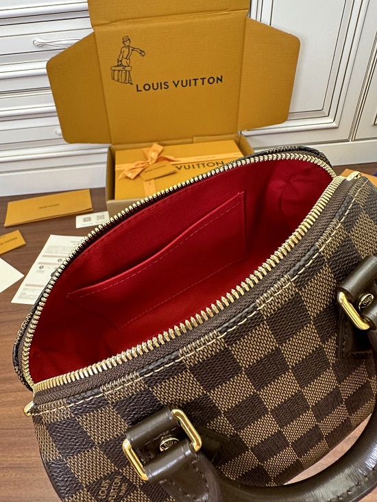 Louis Vuitton N40489 Speedy Bandoulière 20 Damier Ebene Canvas Handbags