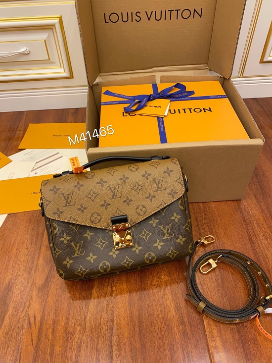 Louis Vuitton M44876 Pochette Métis Monogram Reverse Canvas Women Bag Outlet Onsale 