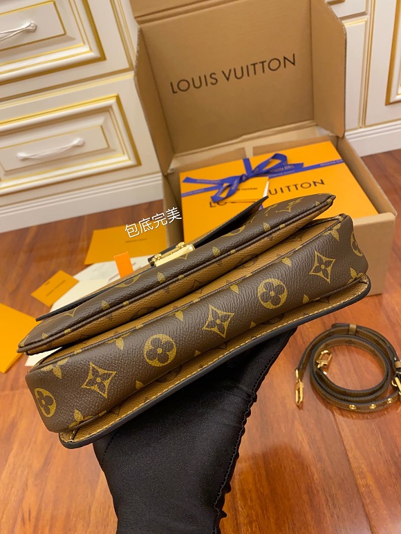 Louis Vuitton M44876 Pochette Métis Monogram Reverse Canvas Women Bag Outlet Onsale 