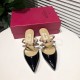 Valentino Rockstud Caged 100 Grainy Leather Pumps High Heels Ball Shoes 