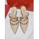 Valentino Rockstud Caged 100 Grainy Leather Pumps High Heels Ball Shoes 