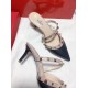 Valentino Rockstud Caged 100 Grainy Leather Pumps High Heels Ball Shoes Black