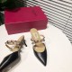 Valentino Rockstud Caged 100 Grainy Leather Pumps High Heels Ball Shoes 