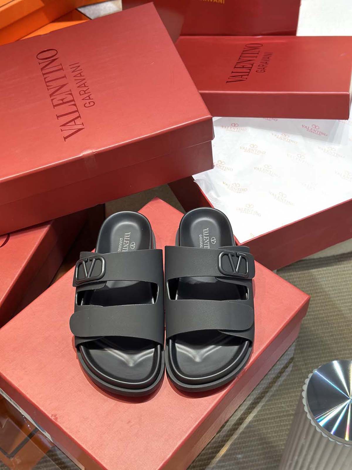 Valentino Unsex Slippers Sandals Shoes 