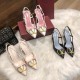 Valentino Rockstud Caged Slingback Vlogo Pumps High Heels