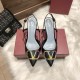 Valentino Rockstud Caged Slingback Vlogo Pumps High Heels