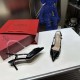 Valentino Vlogo Slingback Patent Pumps High Heels Ball Shoes 