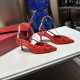 Valentino Vlogo Slingback Patent Pumps High Heels Ball Shoes 