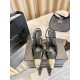 YSL Pumps Real Leather High Heels Shoes 