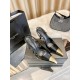 YSL Pumps Real Leather High Heels Shoes 