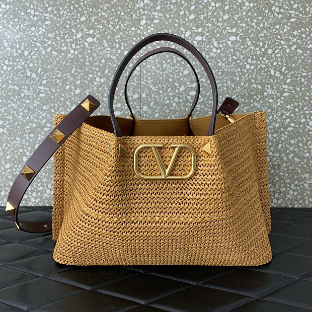 Valentino Summer Tote Bag Raffia 