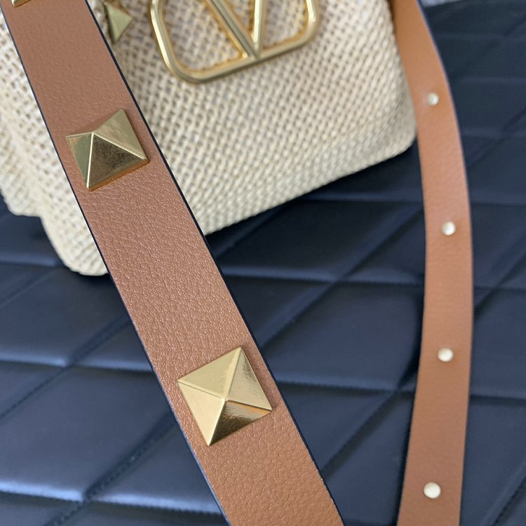 Valentino Tote Raffia Handbag