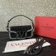 Valentino Loco V Logo Signature Handbag Black