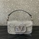 Valentino Garavani Mini Loco V Logo Signature Swarovski crystal Handbag