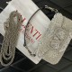 Valentino Garavani Mini Loco V Logo Signature Swarovski crystal Handbag