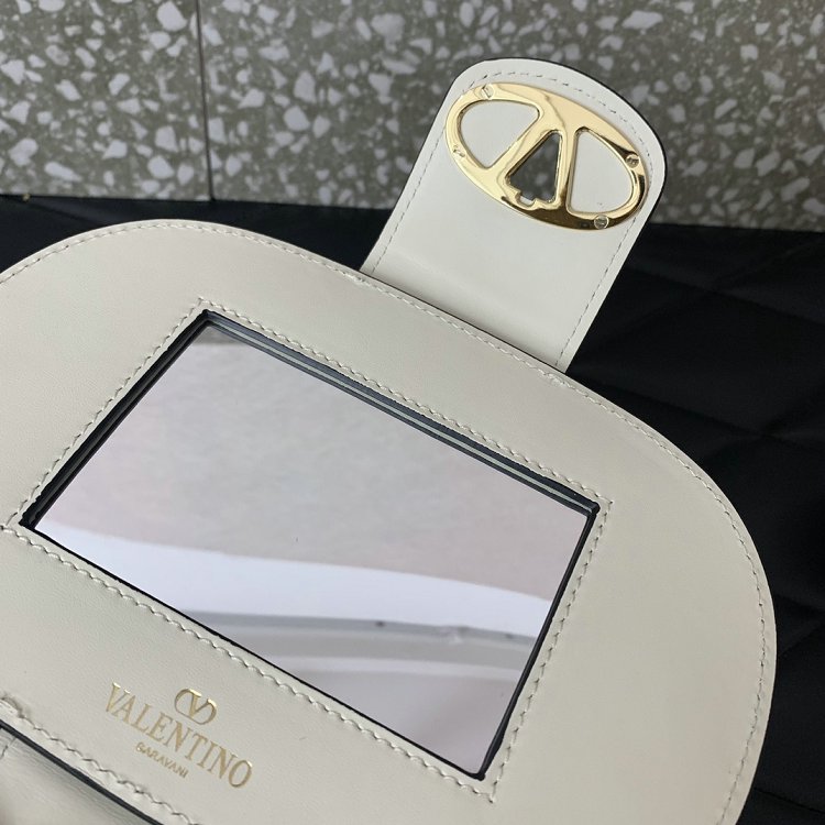 Valentino V Logo Signature Cosmetic Box Bag