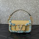 Valentino Garavani Mini Loco 3D Embroidered Swarovski Crystal V Logo Women Bag