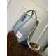 Louis Vuitton M22537 Weekend Tote NM Monogram Washed Denim coated canvas