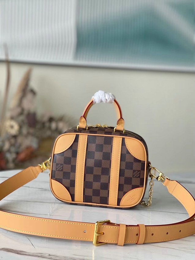 Louis Vuitton n50065 Vintage Valisette Souple BB Damier Women Shoulder Handbag